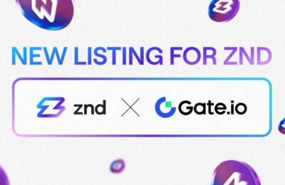 Gate.io announces ZND listing